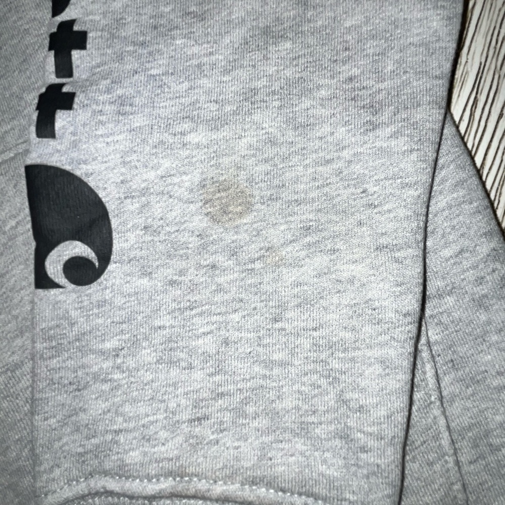 Carhartt Light Gray Pullover Hoodie Boys - Picture 10 of 10